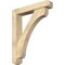 Ekena Millwork Legacy Craftsman Rough Sawn Bracket w/ Offset Brace, Douglas Fir, 6"W x 32"D x 38"H BKT0604X32X38LEC04RDF - alternate 1